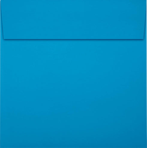 LUXPaper Square Invitation Envelopes | Peel & Press | 6" x 6" | Pool Blue | 80lb. Text | 50 Qty...