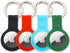 Apple AirTag Holder Keychain Case Waterproof Silicone Cover with Metal Lobster Clasp for AirTag Tracking...