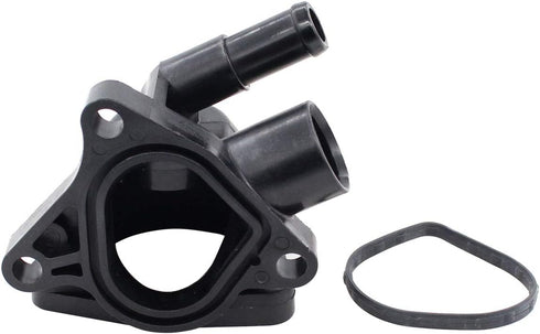 NewYall Engine Coolant Thermostat Housing Case with Gasket for Honda CR-V 2.4L l4 2003-2006, Civic 1.7L l4 2002-2005, Acura RSX 2.0L l4 2002-2006...