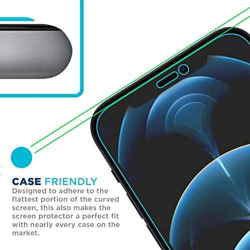 Tech Armor HD Clear Film Screen Protector Designed for Apple iPhone 12 Pro Max 6.7 Inch 4 Pack 2020...