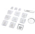 ALAVENTE Car Window Glass Lift Button Trim Cover Sticker for Mercedes Benz A/B/C(W204)/E(W212)/GLA/CLA/GLK/GL/ML/GLE Class (14 Pcs)...