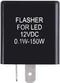 MGI SpeedWare 2-Pin Silent Flasher Relay for LED Turn Signal - Hyper Flash Fix (1-Pack)...