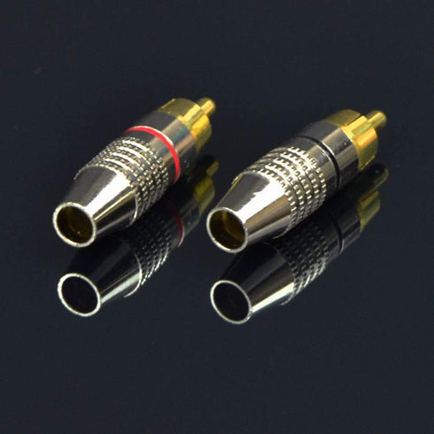 CESS-064-2f Speaker Cables to RCA Plugs Adapter, 2-Channel (2 FEET)...