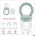 Fruit Feeder Set (Pinkberry) (3 Pack) Infant Fresh Fruit Silicon Feeder Pacifier Teether BPA Free 3 Feeders Included with Extra Silicone sac's and...