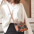 Vintage Radio Clutch Handbag Leather Top Handle Crossbody Shoulder Bag...
