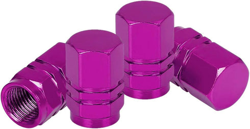 4 PCS Tire Stem Valve Caps Wheel Valve Covers Car Dustproof Tire Cap, Leak-Proof Air Protection Fits Cars, Trucks, Bikes, Motorcycles, Bicycles, H...
