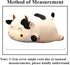WUYU Cow Plush Pillow, Adorable Stuffed Animal Plush Toy, Soft Cow Hugging Pillow for Kids Boys Girls (Squinting,13.7in)...