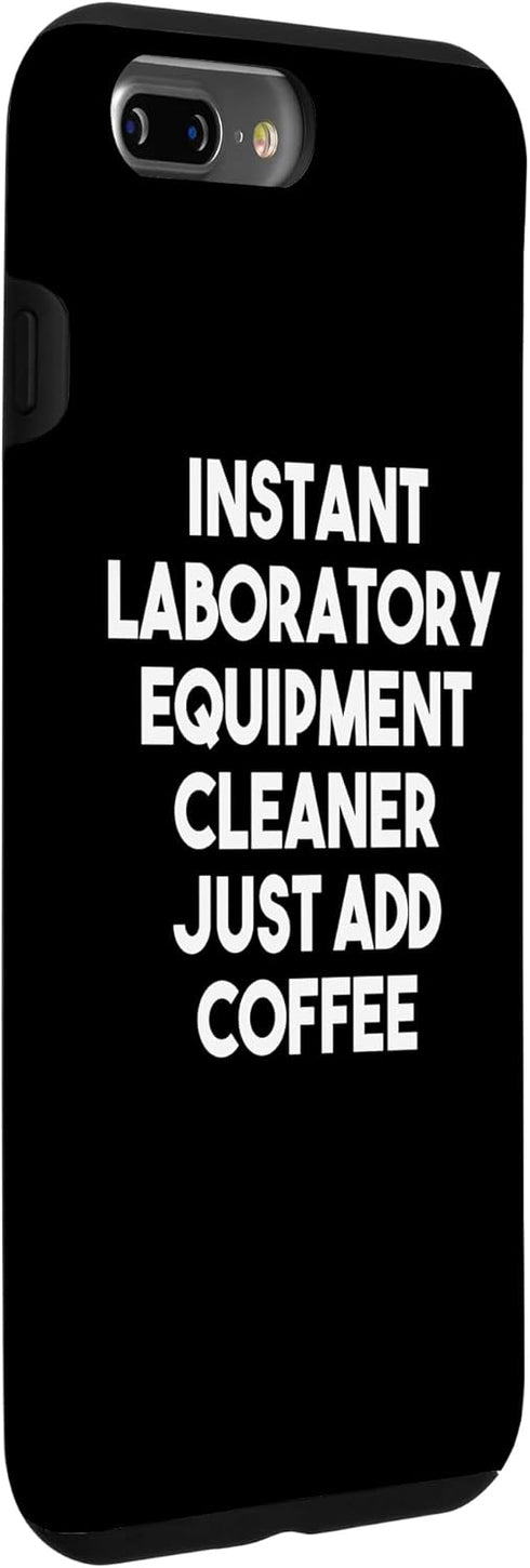 iPhone 7 Plus/8 Plus Instant Laboratory Equipment Cleaner Just Add Coffee Case...