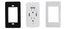 EG-U205 High Speed Dual USB Share 4.2A Charger with 15A Tamper Resistant Wall Receptacle 2 Outlets Band Panel/Night Light White ETL Listed...