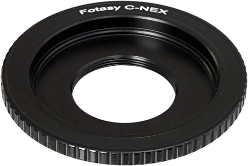 Fotasy C Mount to E-Mount Lens Adapter, 16mm Cine Moive Lens Adapter to E Mount, C to E mount, Compatible with Sony NEX-7 a3000 a3500 a5000 a5100 ...