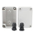 MAKERELE Outside Electrical Box Waterproof Grey 3.74”2.56”2.17” (956555mm) IP67 Small Project ABS Plastic Case with 2 NPT 1/4” Glands...