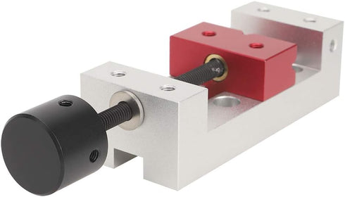 50mm Mini Flat Clamp, Table Flat Clamp, Aluminum Mini Drill Press Vise Clamp Table Bench Vice DIY Sculpture Craft Carving Bed Tool...