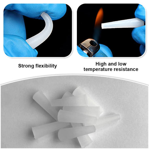 50 Pcs Laboratory Rubber Bungs Universal Rubber Plugs Universal Solid Rubber Stoppers for Powder Coating Painting Anodizing Plating Sandblasting...