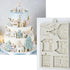 3D Xmas Christmas Tree House Silicone Mold For Fondant Cake Decor Chocolate Sugarcraft Gingerbread Baking Mould...