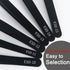 Precision Tweezers Set - 6PCS Anti Static ESD Industrial Tweezers Kit Matte Black, Fits for Electronics Repair, Soldering, Craft, Laboratory Work...