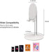 Bright Stone Phone Stand for Desk, Adjustable Cell Phone Holder for Desk, Compatible with 4"-12.9" Phones/Tablet/iPhone/iPad/Switch (White)...