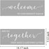 Large Farmhouse Stencils for Painting on Wood - 21 Pack Family Inspirational Words Quotes Saying Sign Stencil Templates, Welcome Home Love and Mor...