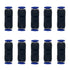 zjxed 4mm OD x 4mm OD Pneumatic quick Connector Push to Connect fittings Straight pneumatic push to connect fitting (Pack of 10)...