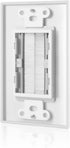 TNP Brush Wall Plate (2 Pack) - Single Gang Cable Entry Access Brush Bristles Style Strap Opening Port Insert Socket Wiring Plug Jack Decorative F...