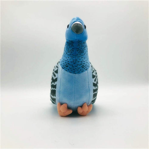 Simulation White Pigeon Stuffed Animal Toy - 8 inch Rock Pigeon Toys, Cute Pigeon as Gift (Blue)...