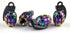 Accretion Aluminum Valve Stem Caps for Car, Motorbike, Trucks, Bike and Bicycle?Colorful?4 Pack...