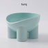 Cat Bowls Elevated Macaron Color Protects The Neck from Upsetting Plastomer Tilted Food and Water Bowl,Elevated Dog Bowls for Small Dogs (Turq)...