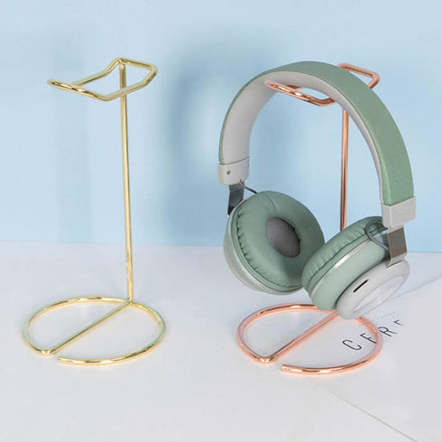 Simple Headphone Stand Iron Headset Cases Headset Mount Holder Gaming Headphone Stand Headset Rack Headphone Hanger Table Top Headset Stand Headph...