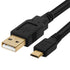 Cmple - Micro USB Cable 1.5ft Male to Male Micro USB Charging Cable Data Sync USB to USB Cable for Android Phone, Laptop, PC, Tablet, Car GPS, Pow...