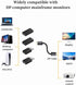 Mini Displayport to Displayport Adapter Converter Male to Female 8K60HZ Bi Directional Mutual Conversion Computer Host Graphics Card External DP M...