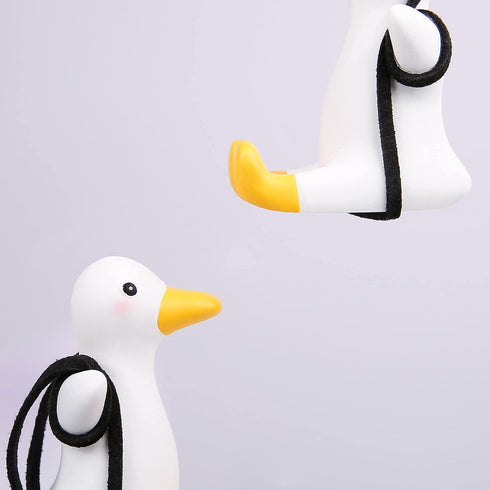 YGMONER Cute Swinging Duck Car Rear View Mirror Hanging Accessories Funny Car Interior Decor Gifts for Women Men (Duck)...
