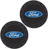 Plasticolor 000651R01 Ford Oval Auto Car Truck SUV Cup Holder Coaster 2-Pack , Blue...
