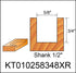 Router Bits, Carbide Tipped Mortising Router Bit for Making Mortises, Industrial Grade Cutting Tools for Woodworking (1/2 Inch Shank x 5/8 Inch Di...