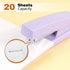 Stapler, Office Stapler, Stapler for Desk Portable Durable Staplers Office Supplies (Purple)...