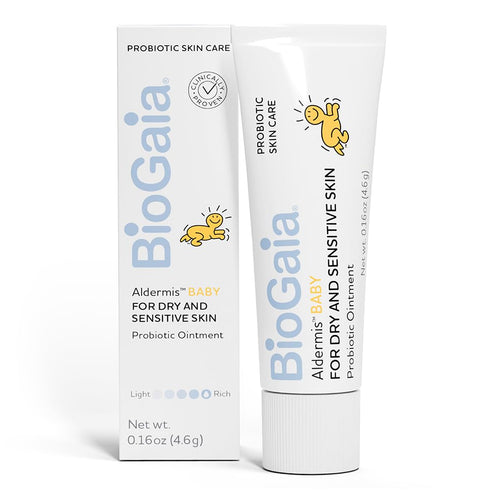 BioGaia Aldermis Baby Probiotic Ointment, Soothes Dry & Irritated Skin, Microbiome-Friendly With Plant-Based Oils, For Babies & Toddlers, 0.8oz....