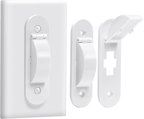 Wall Switch Guard, Child Proof Light Switch Cover Guard | Toggle Style | Light Switch Protection | Keep Toggle Switch in On or Off Position | 2 Pa...