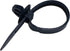 Umbrella Wing Nylon Push Mount Zip Ties 50Pcs, Heavy Duty Black Wire Zips Tie Mounts, Self Locking Push Mount Cable Zip Tie for Engine Bay Wire Ha...