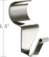 18 Pack Vinyl Siding Hooks Hanger, Siding Hooks for Hanging Outdoor, No Hole Siding Clips to Hang Things, Heavy Duty Stainless Steel Decor Hooks f...