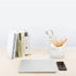 Swan Ceramic Utensil Holder, 1pce Kitchen Utensil Holder White Ceramic Makeup Storage Organizer Desk Pencil Holder Standing Makeup Brush Holder Sw...