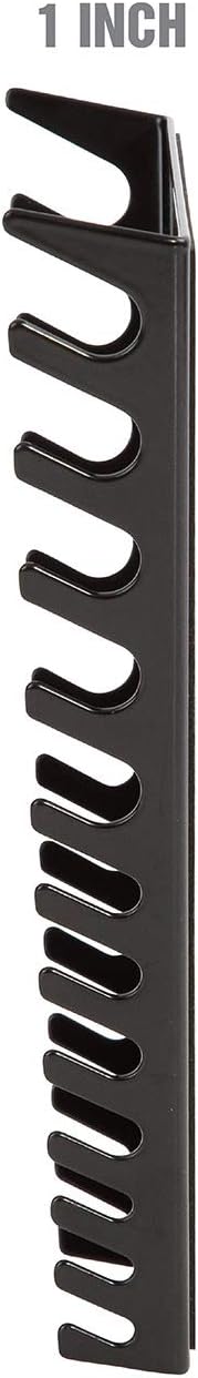 OEMTOOLS 22176 Pro Magnetic Wrench Organizer, 12 Wrench Storage Rail, SAE and Metric Tool Drawer Organizers For Tool Boxes And Metal Surfaces, Bla...