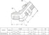 (2-PACK) 6802-06-06-NWO Hydraulic Hose Adapter Fitting 3/8"Male JIC 37°Flare(9/16-18 UNF) × 3/8"Male Adjustable Nut O-Ring Boss(9/16-18 UNF) 45° E...