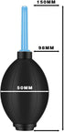 Rubber Air Blower Pump Dust Cleaner for Lens CCD Camera Black...
