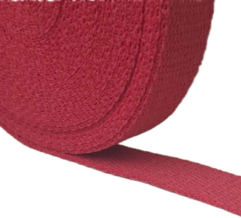 Heavy Cotton Webbing 1 Inch - Straps for Arts and Crafts - (Red, 10 Yards), MATADOR USEFUL GOODS...