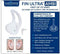 Fin Ultra Ambi Two Way Radio Clear Medium Earpiece Eartip for Clear Acoustic Audio Tube Elbow...