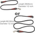 No Handle Dog Leash 3FT / 6FT, Tether Training Leash Tie Down, Dog Extension Rope Great for Exercising, Bicycle and Outdoor, Running, Walking...