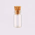 lasenersm 10Pcs/1ML Empty Sample Glass Bottles Jars Vials Case Container with Cork Stoppers for Message Weddings Wish Jewelry Party Favors,Transpa...