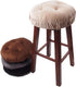 Augld Bar Stool Cushion Soft Velvet Padded Round Stool Cover 12" Velvet Coffee...