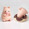 Artec360 Pig Love Donut Needle Felting Kits 70s (19um) Grade Merino Wool - Needles, Finger Guards, High-Density Foam Mat, Instructions...