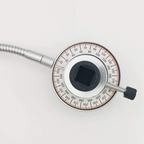 Torque Angle Meter, 1/2" Drive Wrench Angle Gauge, 14" Flexible Clip Arm, CR-V Steel...
