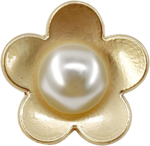 Cute Golden Flower Shank Sewing Buttons 20 Pcs - 25mm, 1"...