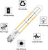 Bonlux 4W LED T6.5 Tubular Filament Bulb Dimmable, E17 Intermediate Base T6.5 LED Appliance Light 5.7" Length 40W Incandescent Equivalent for Free...